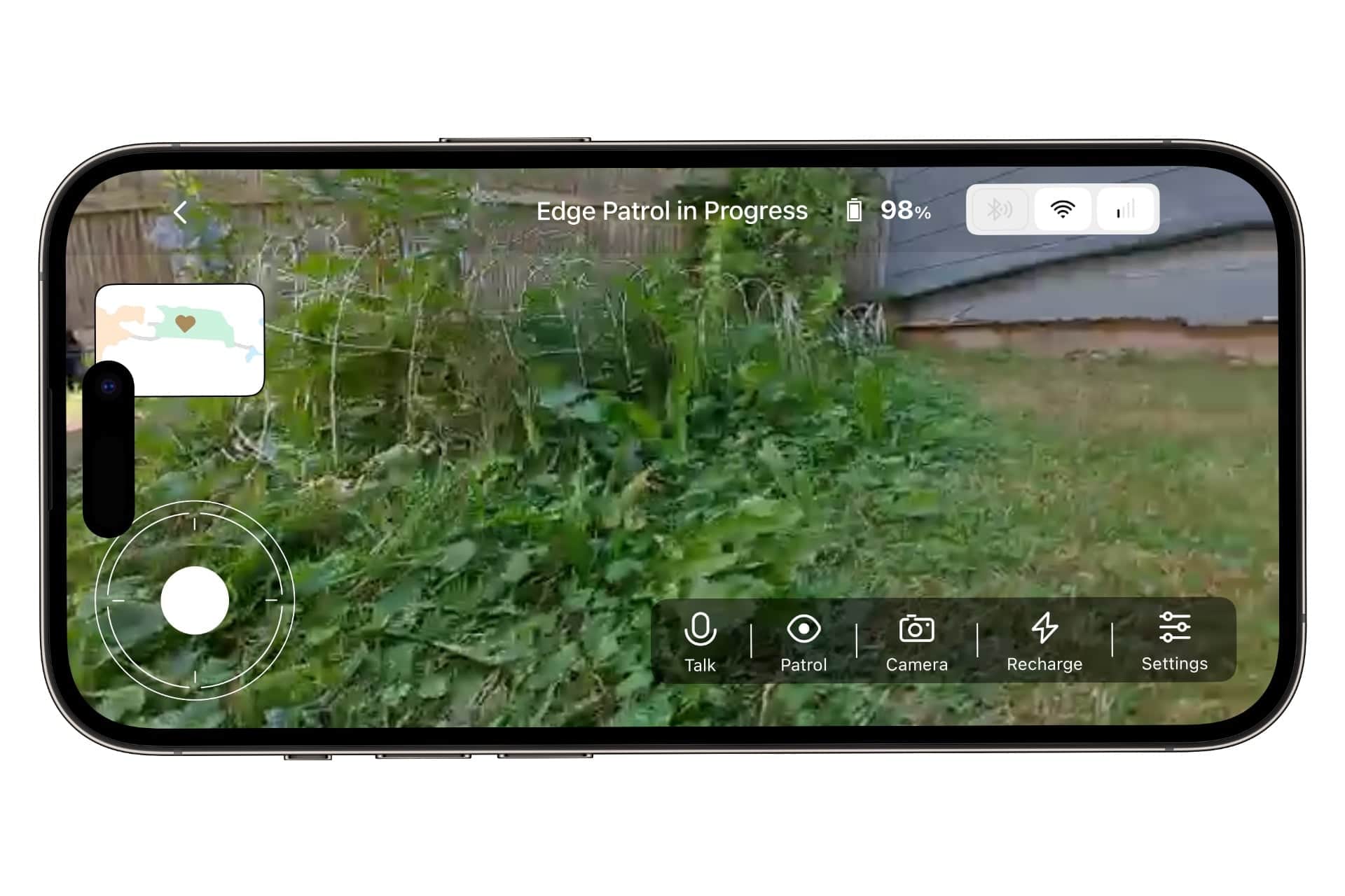 Screenshot of the Dreame A3 AWD Pro’s first-person camera view — © Wes Davis / Gizmodo