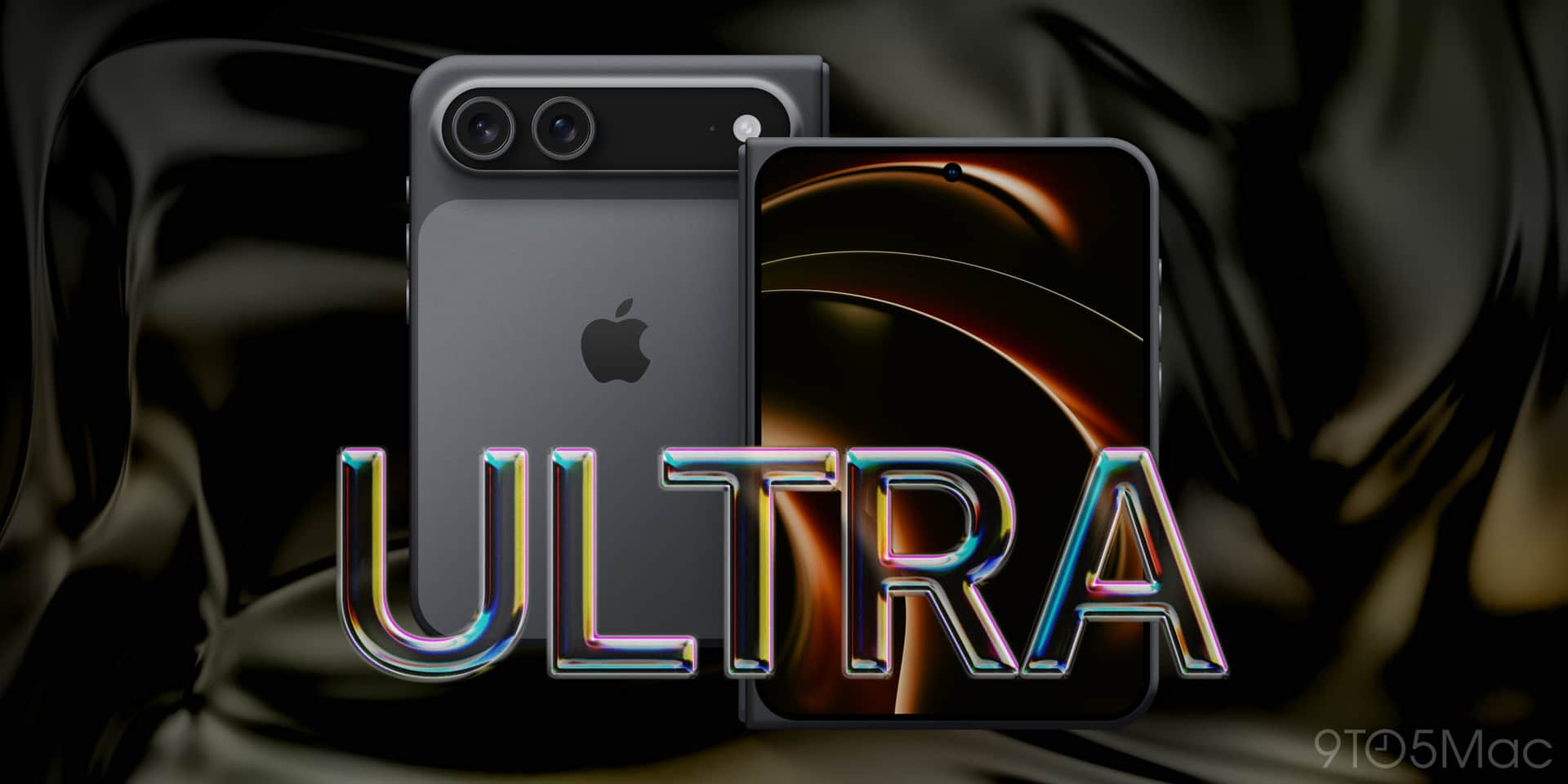 TrendForce says hi-tech glue could be key to an invisible crease in the iPhone Ultra render shown