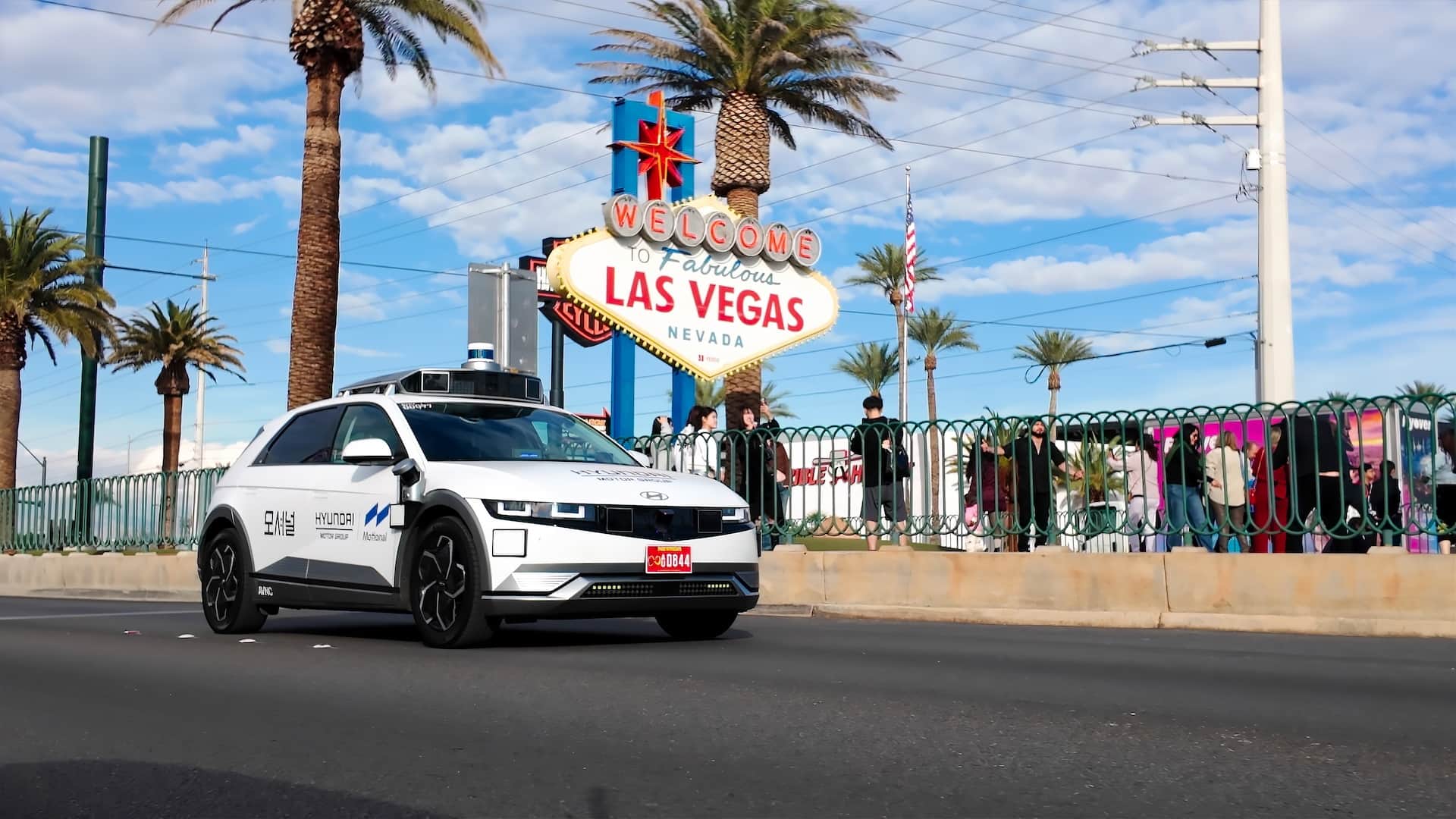 Hyundai Motional robotaxi in Las Vegas