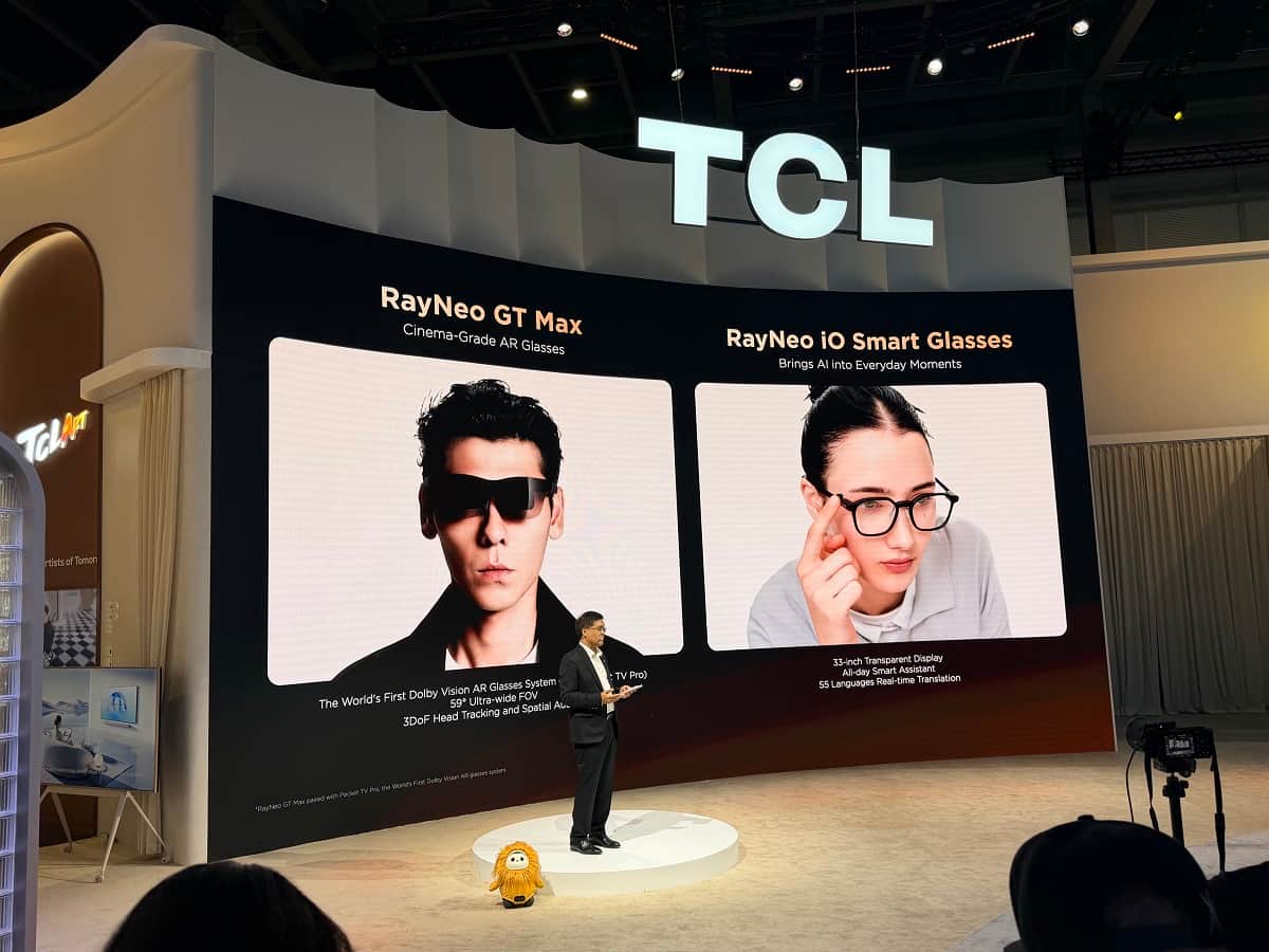TCL RayNeo smart glasses