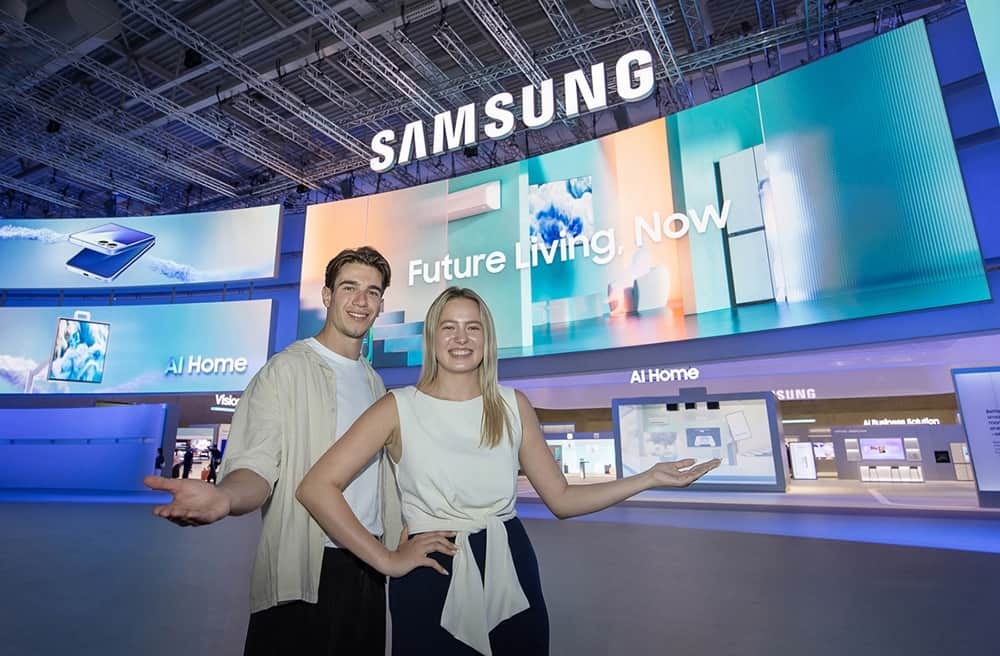 Samsung Electronics’ exhibition at CityCube Berlin during IFA 2025. Provided by Samsung Electronics