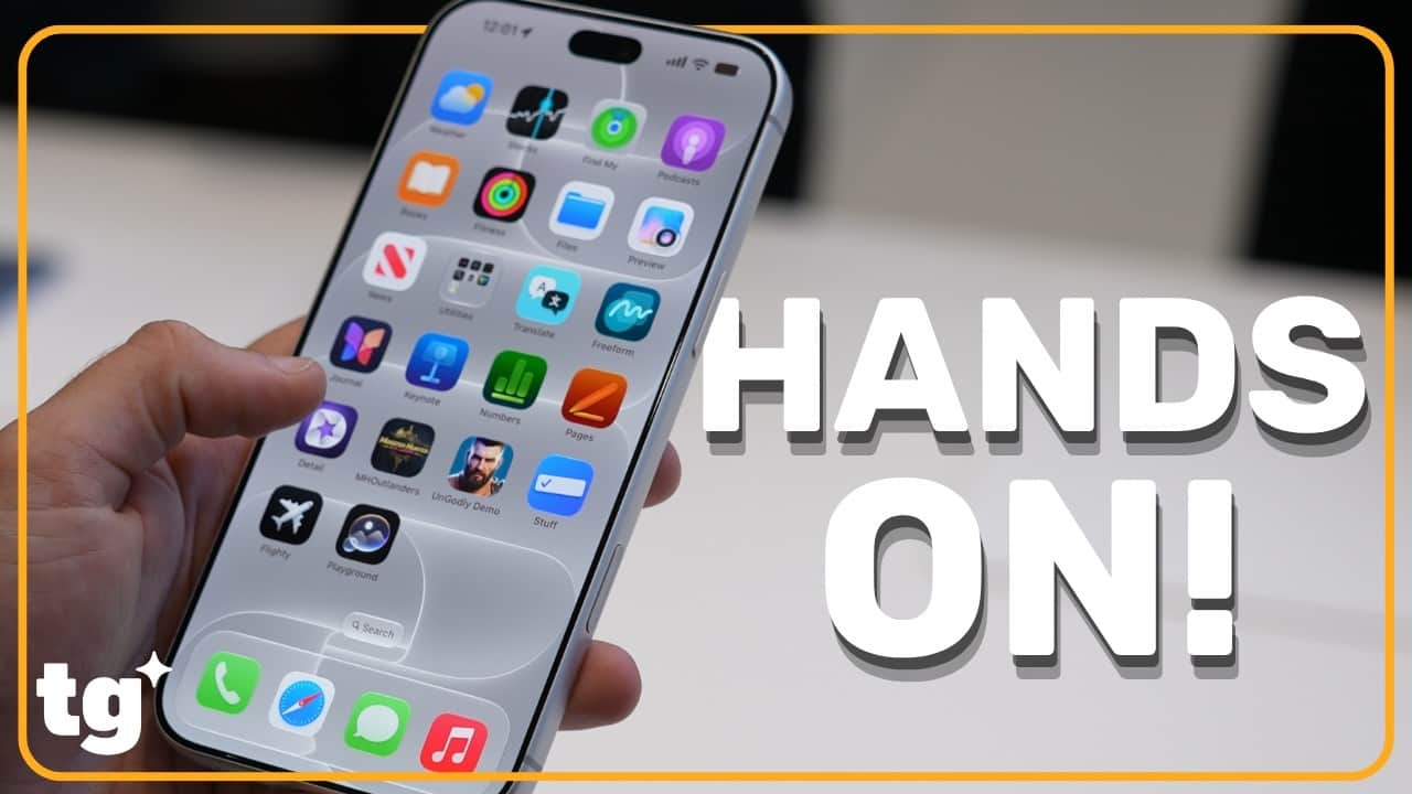 iPhone 18 Pro Max hands-on video showing the camera — YouTube thumbnail