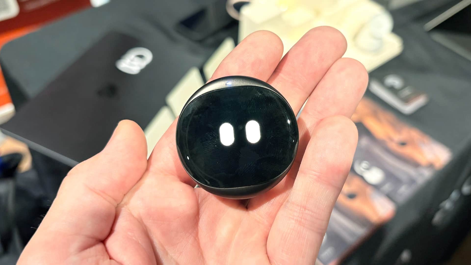 The iKairos wearable AI pendant at IFA 2026 in Berlin — Image credit: Dan Bracaglia/Tom's Guide