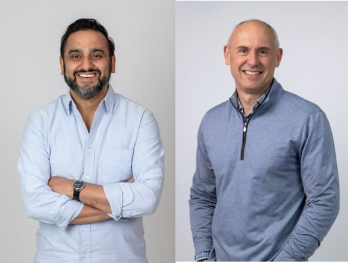 Legato co-founders Mehul Trivedi, left, and Steve Romine, right. Image credit: Legato