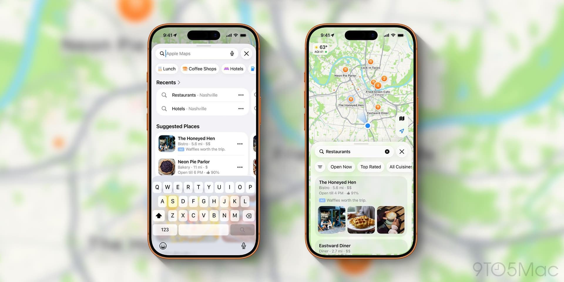 New Apple Maps advertising design