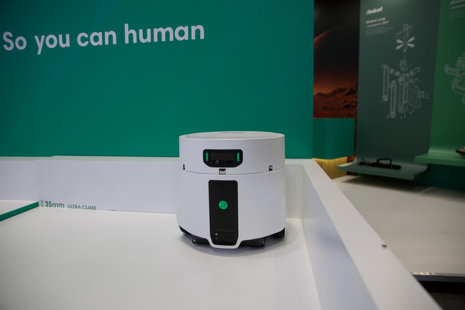 The Roomba Duo is a floor washer carrying a smaller robot vacuum.