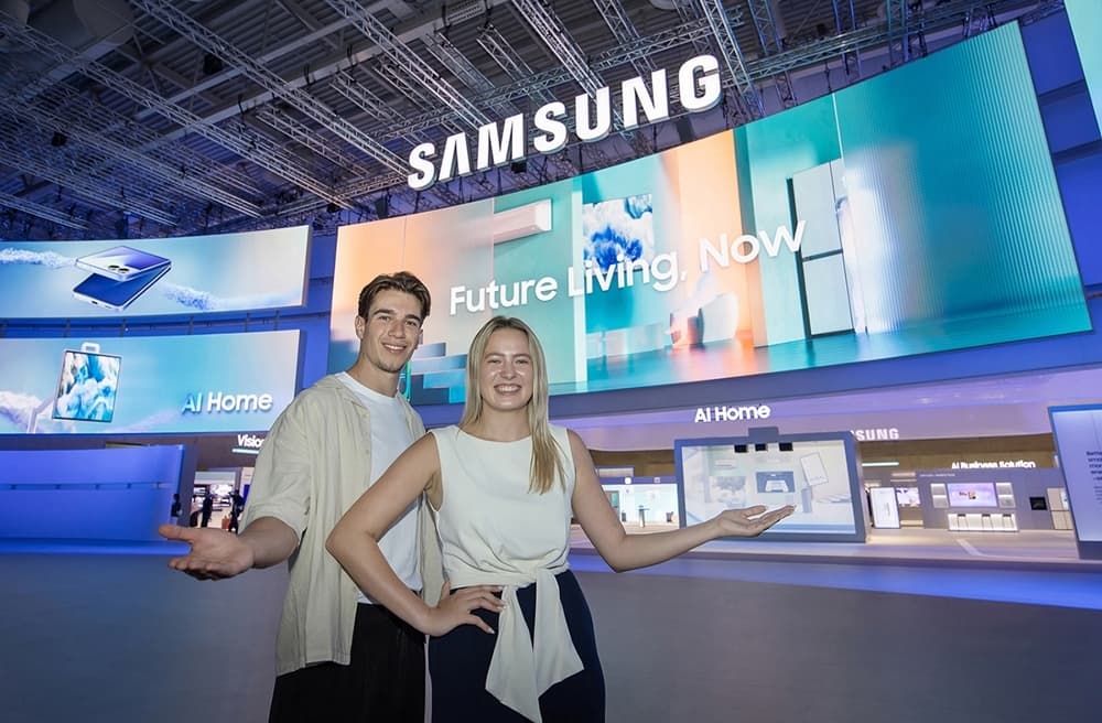 Samsung Electronics’ exhibition at CityCube Berlin during IFA 2025. Provided by Samsung Electronics