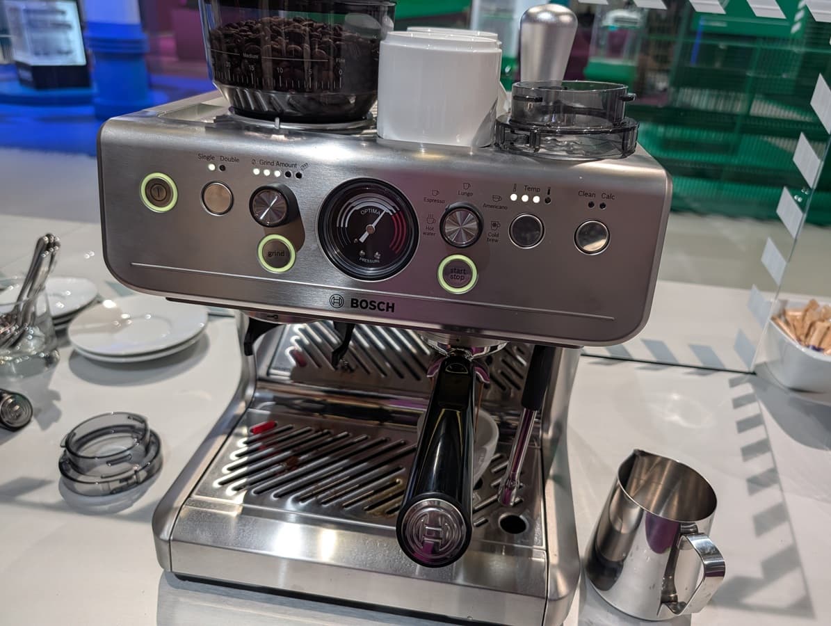 Bosch HomeCafé Series 4 espresso machine.