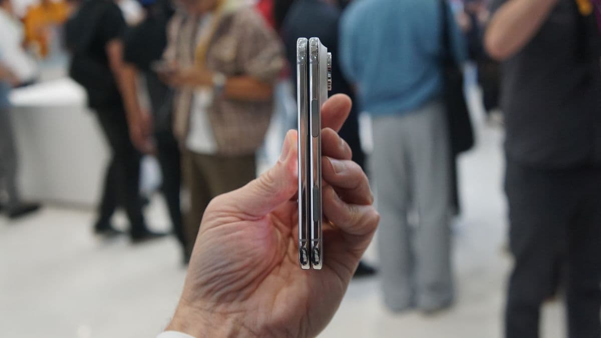 iPhone Duo hands-on — the iPhone Duo; image credit: Lance Ulanoff / Future