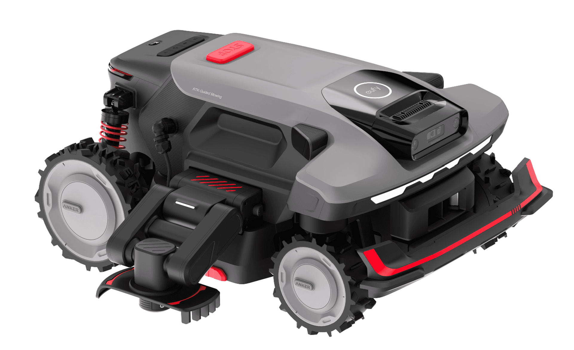 The Eufy Robot Lawn Mower S2 Max.