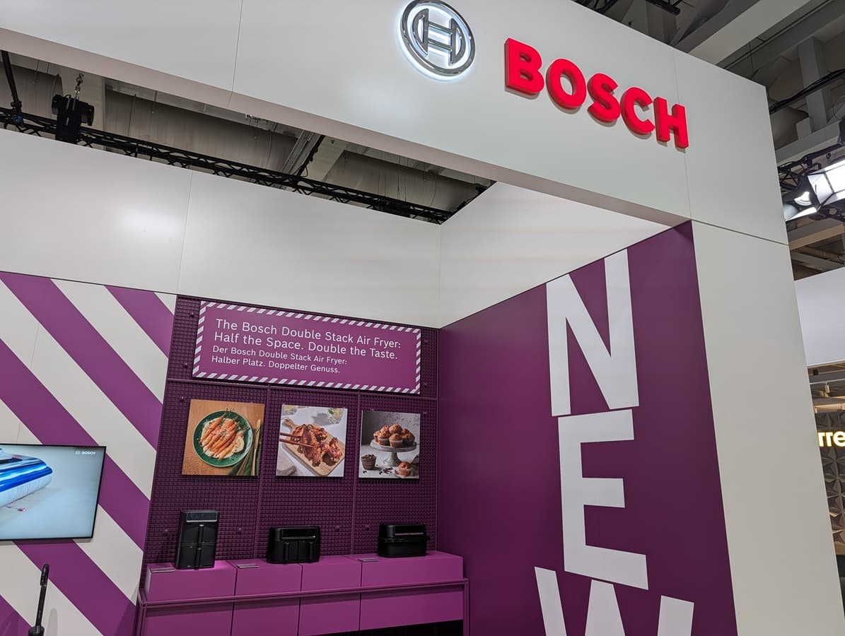 Bosch air fryer lineup shown at IFA 2026.