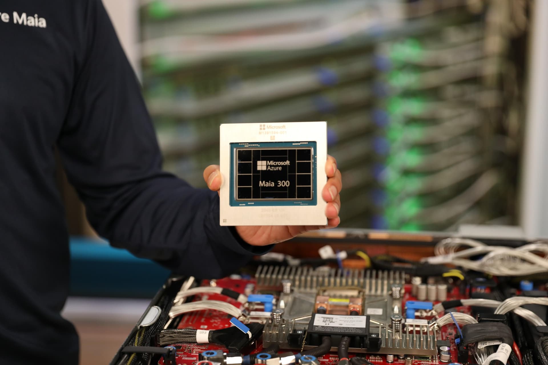 Maia 300 chips will start being used for production workloads in 2027.